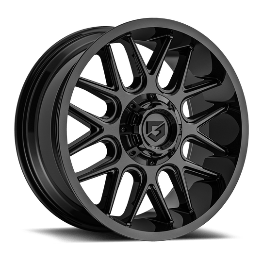 771B-2100525 - Gear Off-Road 771B Magnus 20X10 5X127 / 5X114.3 -25mm Gloss Black - Gear Off-Road Wheels Canada