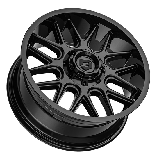 771B-7900500 - Gear Off-Road 771B Magnus 17X9 5X127 / 5X114.3 0mm Gloss Black - Gear Off-Road Wheels Canada