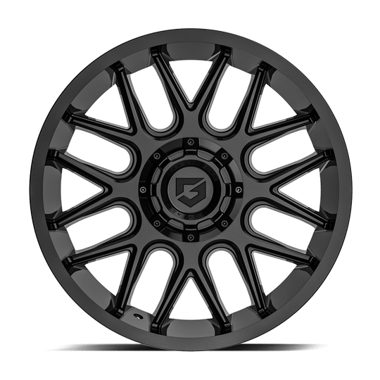 771B-8900510 - Gear Off-Road 771B Magnus 18X9 5X127 / 5X114.3 10mm Gloss Black - Gear Off-Road Wheels Canada