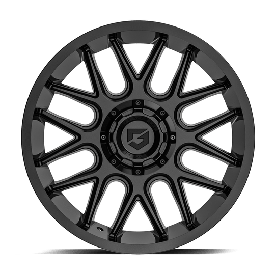 771B-2105225 - Gear Off-Road 771B Magnus 20X10 5X139.7 / 5X150 -25mm Gloss Black - Gear Off-Road Wheels Canada