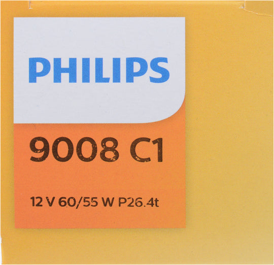 9008C1 Philips Standard Headlight 9008 - Standard - Single Commercial Pack Philips Bulbs