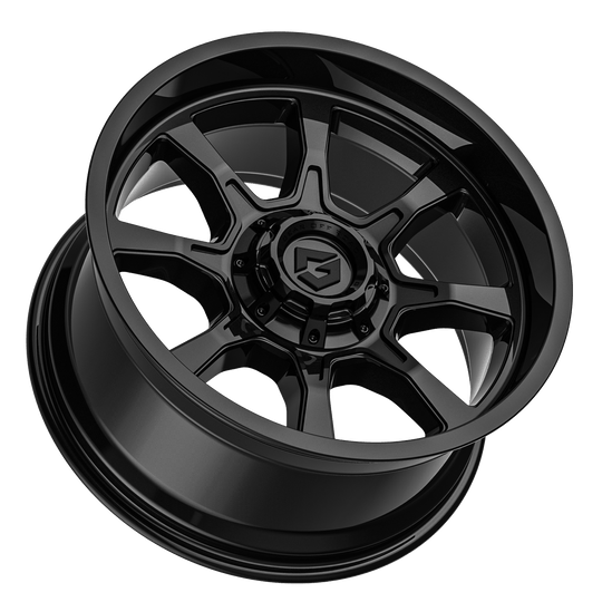 772B-8900810 - Gear Off-Road 772B Glock 18X9 5X135 / 5X127 10mm Gloss Black - Gear Off-Road Wheels Canada