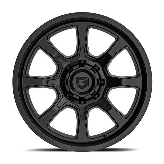 772B-2106812 - Gear Off-Road 772B Glock 20X10 6X135 / 6X139.7 -12mm Gloss Black - Gear Off-Road Wheels Canada