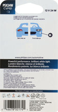 Load image into Gallery viewer, PSX24WCVPB1 Philips CrystalVision platinum Foglight PSX24W - CrystalVision Platinum - Single Blister Pack Philips Bulbs