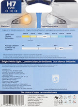 Load image into Gallery viewer, H7CVB1 Philips CrystalVision ultra Headlight H7 - CrystalVision Ultra - Single Blister Pack Philips Bulbs