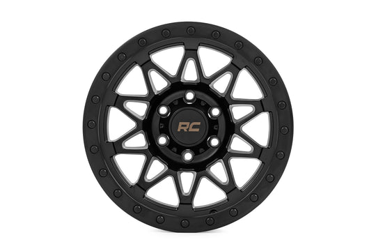 78180912B - Rough Country 78 Series 18X9 6X139.7 0mm Black - Rough Country Wheels Canada