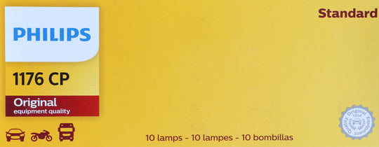 1176CP Philips Standard Miniature 1176 - Standard - Multiple Commercial 10-Pack Philips Bulbs