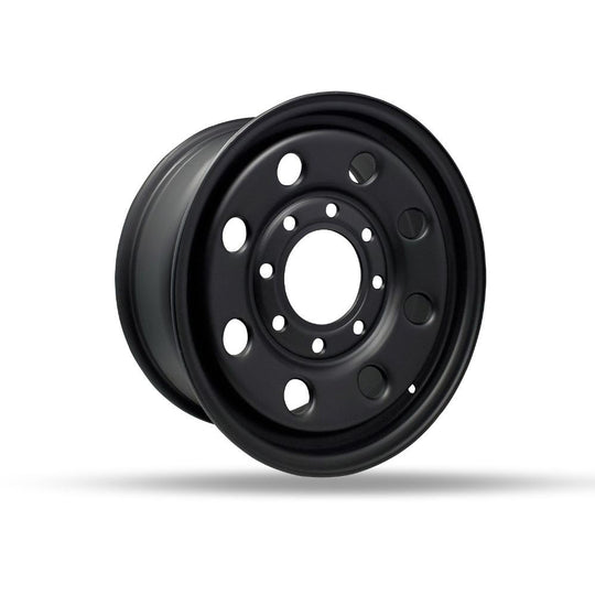 788002 - DTD Steel Wheels 17X7.5 8X180 43mm Black - DTD Wheels Canada