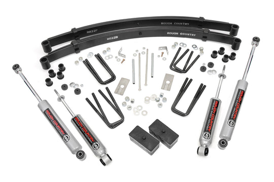 705N3 3 inch Lift Kit - Rear Blocks - Toyota Truck 4WD (1984-1985) Rough Country Canada