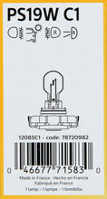 Load image into Gallery viewer, PS19WC1 Philips HiPerVision Bulb PS19W - Standard - Single Commercial Pack Philips Bulbs