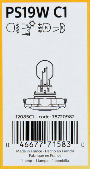 PS19WC1 Philips HiPerVision Bulb PS19W - Standard - Single Commercial Pack Philips Bulbs