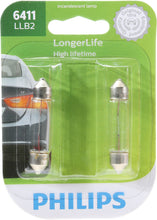 Load image into Gallery viewer, 6411LLB2 Philips LongerLife Miniature 6411LL - LongerLife - Twin Blister Pack Philips Bulbs