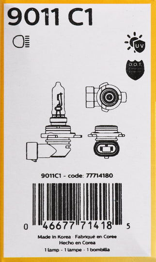 9011C1 Philips Standard Headlight 9011 - Standard - Single Commercial Pack Philips Bulbs