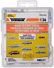 Charger l'image dans la galerie, 799-443 Brake Bleeder Screw Set Dorman - HELP Canada