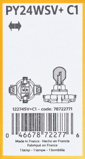 PY24WSVC1 Philips HiPerVision Bulb PY24WSVC1 - Standard - Single Commercial Pack Philips Bulbs