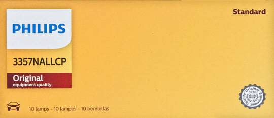 3357NALLCP Philips LongerLife Miniature 3357NALL - LongerLife - Multiple Commercial 10-Pack Philips Bulbs