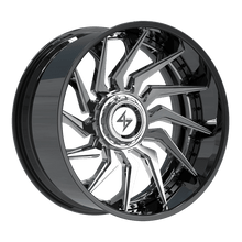 Load image into Gallery viewer, SBFX43221281443 - Sentali Barrel Forged BFX4 22X12 8X165.1 / 8X170 -44mm Gloss Black Lip / Chrome Centre - Sentali Barrel Forged Wheels Canada