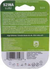 Load image into Gallery viewer, 921NALLB2 Philips LongerLife Miniature 921NALL - LongerLife - Twin Blister Pack Philips Bulbs