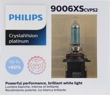 Load image into Gallery viewer, 9006XSCVPS2 Philips CrystalVision platinum Headlight 9006XS - CrystalVision Platinum - Twin Special Pack Philips Bulbs