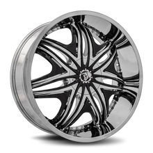 Charger l'image dans la galerie, MOR-24161391278 - Diablo Morpheus 24X10 6X139 12mm Chrome - Diablo Wheels Canada