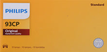 Load image into Gallery viewer, 93CP Philips Standard Miniature 93 - Standard - Multiple Commercial 10-Pack Philips Bulbs