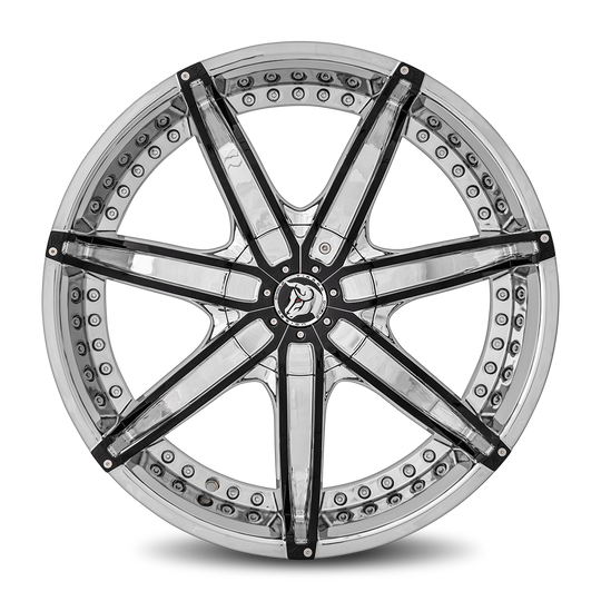 DNA-228BLNK3873 - Diablo DNA 22X8.5 Blank 38mm Chrome - Diablo Wheels Canada
