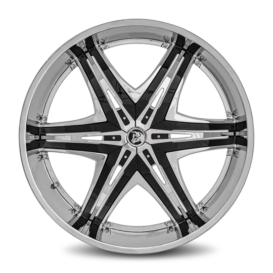 DE-281BLNK3078L - Diablo Elite G2 28X10 Blank 30mm Chrome - Diablo Wheels Canada