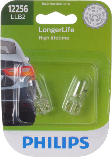 12256LLB2 Philips LongerLife Miniature 12256LL - LongerLife - Twin Blister Pack Philips Bulbs