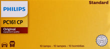 Load image into Gallery viewer, PC161CP Philips Standard Miniature PC161 - Standard - Multiple Commercial 10-Pack Philips Bulbs
