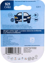 Load image into Gallery viewer, 921CVB2 Philips CrystalVision ultra miniature 921 - CrystalVision Ultra - Twin Blister Pack Philips Bulbs