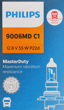 Load image into Gallery viewer, 9006MDC1 Philips MasterDuty Bulb - MasterDuty Single Commercial Pack Philips Bulbs
