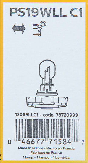 PS19WLLC1 Philips HiPerVision Bulb PS19WLL - LongerLife - Single Commercial Pack Philips Bulbs