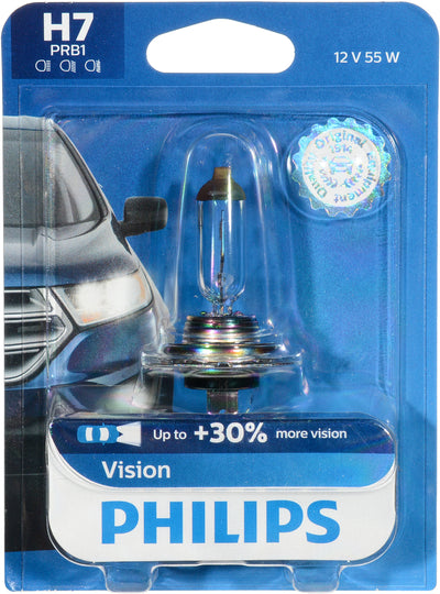 H7PRB1 Philips Vision Headlight H7 - Vision - Single Blister Pack Philips Bulbs