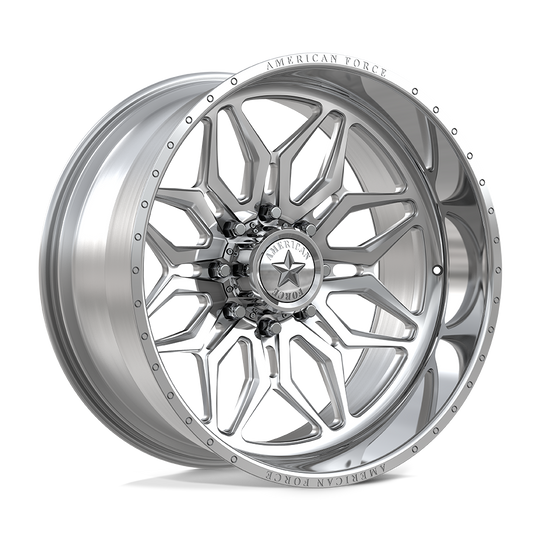 AFTJCKH43D22-1-20 - American Force AFW Stunner 22X12 8X165.1 -55mm Polished - American Force Wheels Canada