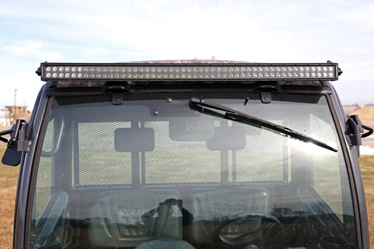 98010 50inch Single Row LED Light Kit - Chrome Series - Front-Facing - Kubota RTV-X900 / RTV-X1100 (2014-2020) Rough Country Canada