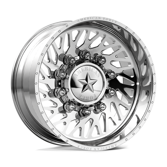 AFDEN19142-5-21 - American Force AFW Torsion 24X8.25 8X200 142mm Gloss Black Mill-Mach - American Force Wheels Canada