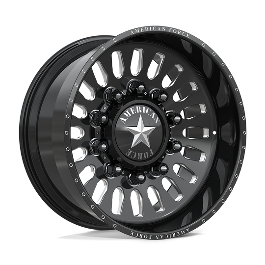 AFDCN20210-5-21 - American Force AFW Massive 22X8.25 8X210 mm Gloss Black Mill-Mach - American Force Wheels Canada