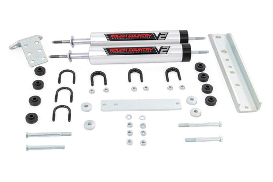 8733870 V2 Steering Stabilizer - Dual - Ford Bronco/F-150/F-250 (1980-1998) Rough Country Canada