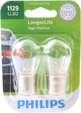 Load image into Gallery viewer, 1129LLB2 Philips LongerLife Miniature 1129LL - LongerLife - Twin Blister Pack Philips Bulbs