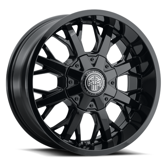 801A-1790FJ18 - Thret Offroad 801 Vulcan 17X9 5X114.3 / 5X127 18mm Gloss Black - Thret Offroad Wheels Canada