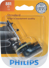 Load image into Gallery viewer, 881B1 Philips Standard Fog Light 881 - Standard - Single Blister Pack Philips Bulbs