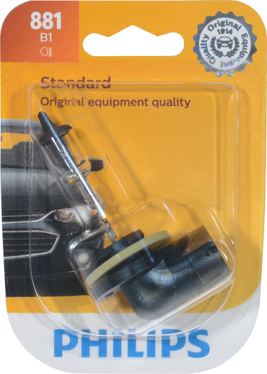 881B1 Philips Standard Fog Light 881 - Standard - Single Blister Pack Philips Bulbs
