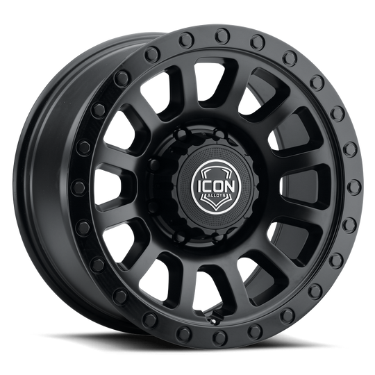 8018908152DB - ICON Hulse 18X9 8X170 ET 6mm Double Black - ICON Wheels Canada