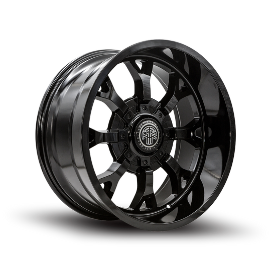 806A-2010TU-21 - Thret Offroad 806 Viper 20X10 6X135 / 6X139.7 -21mm Gloss Black - Thret Offroad Wheels Canada