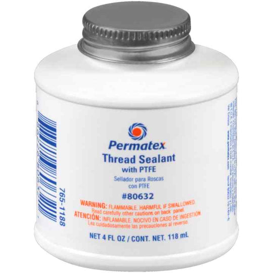 80634 Permatex Thread Sealant With PTFE, 4 OZ.