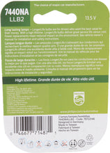 Load image into Gallery viewer, 7440NALLB2 Philips LongerLife Miniature 7440NALL - LongerLife - Twin Blister Pack Philips Bulbs