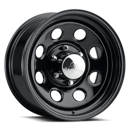 8179080 - Allied 81 Black Soft 8 17X9 8X165.1 0mm Black - Allied Wheels Canada