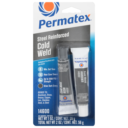 81374 Permatex Cold Weld 2 Part Epoxy, 2 OZ
