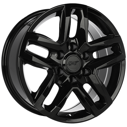 DW11920001 - DAI Wheels Peak 20X9.0 5x139.7 20mm Gloss Black - DAI Wheels Wheels Canada