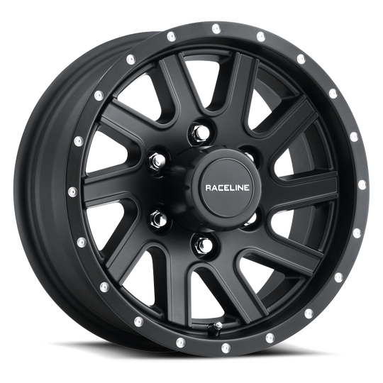 820MB-66080 - Raceline 820M TWISTED 16X6 8X165.1 0mm Matte Black - Raceline Wheels Canada